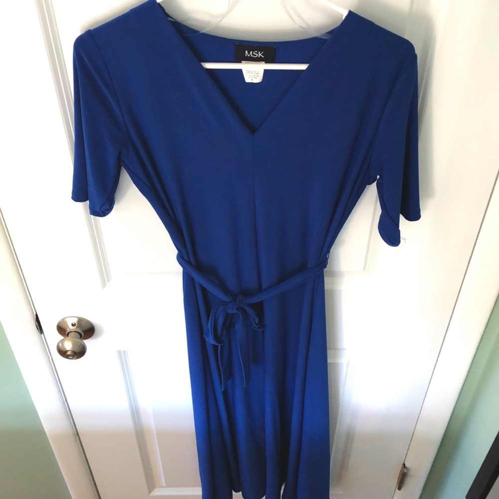 MSK fit & flare dress